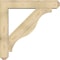Ekena Millwork Funston Craftsman Rough Sawn Bracket w/ Offset Brace, Douglas Fir, 8"W x 44"D x 44"H BKT0806X44X44FST04RDF - alternate 3